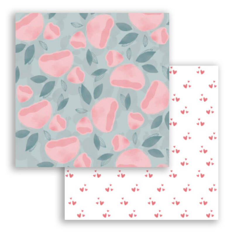 Stack papéis 12" dupla face | Chibi, Paraes