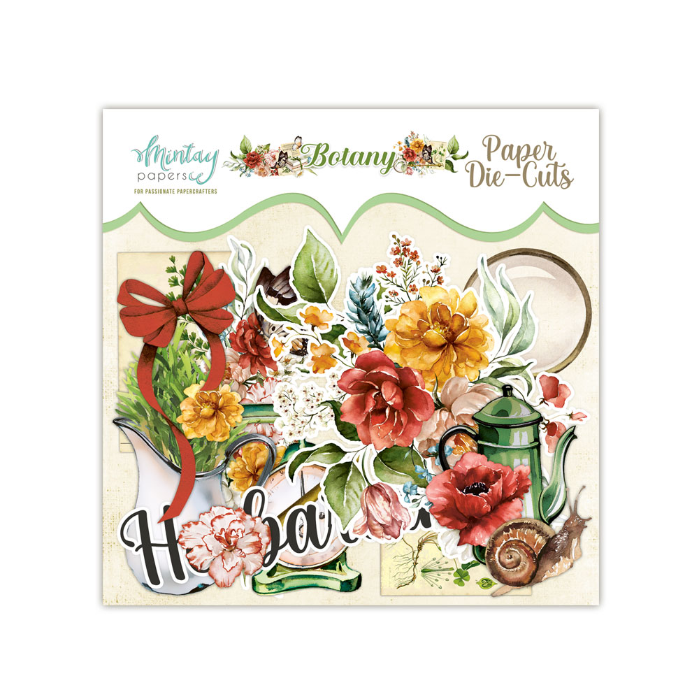 Die Cuts Botany Mintay Papers