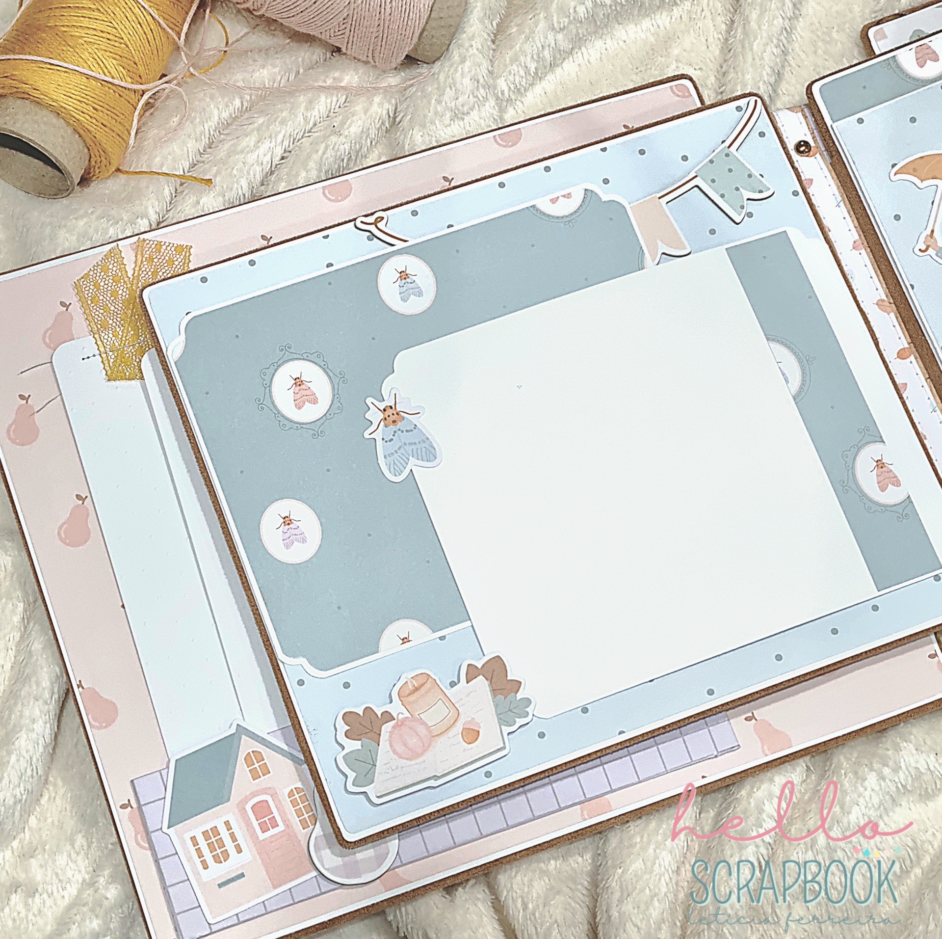 Álbum Fotos Scrapbook Doce Outono