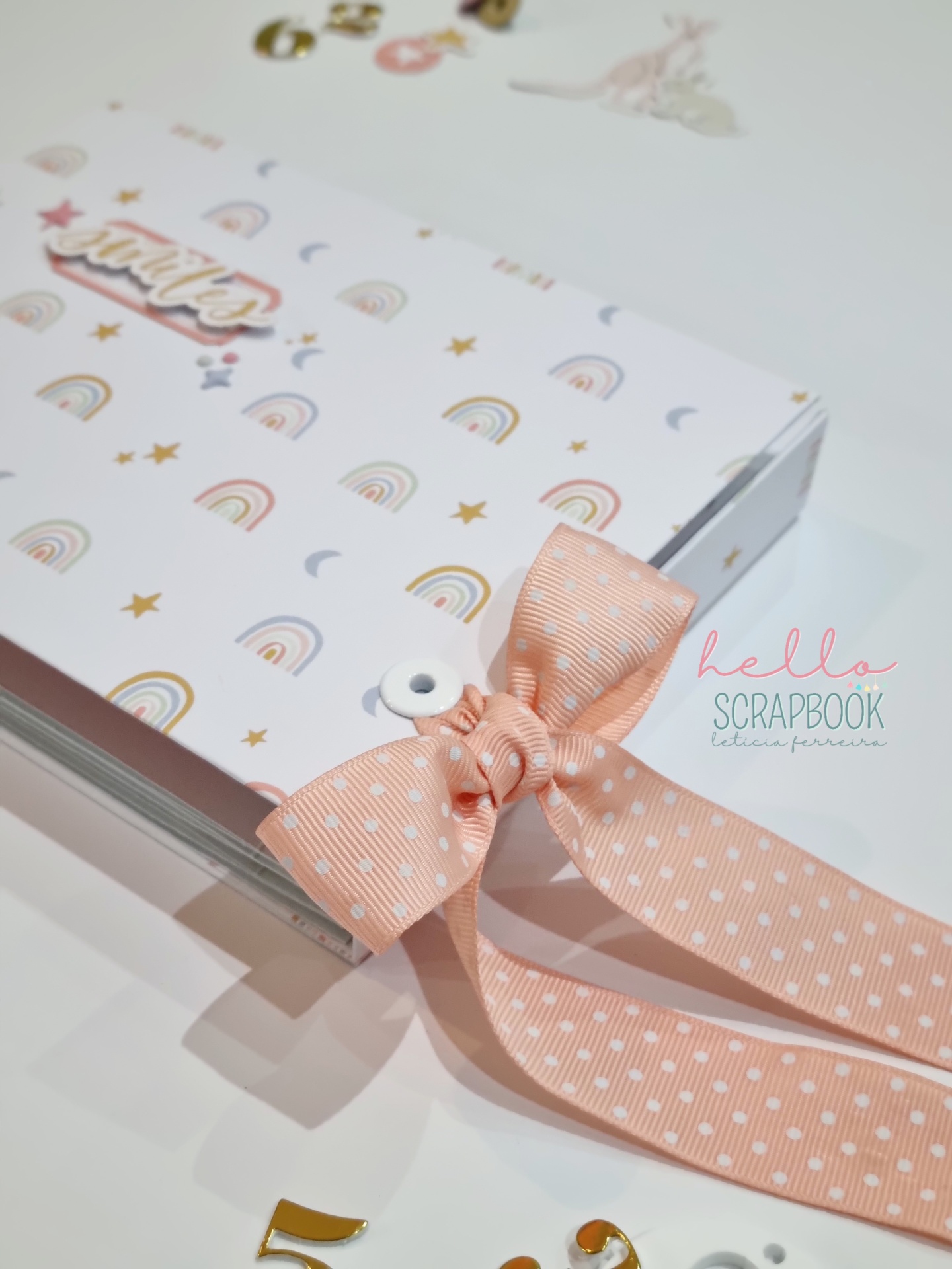 Kit Materiais Álbum Scrapbook Little One