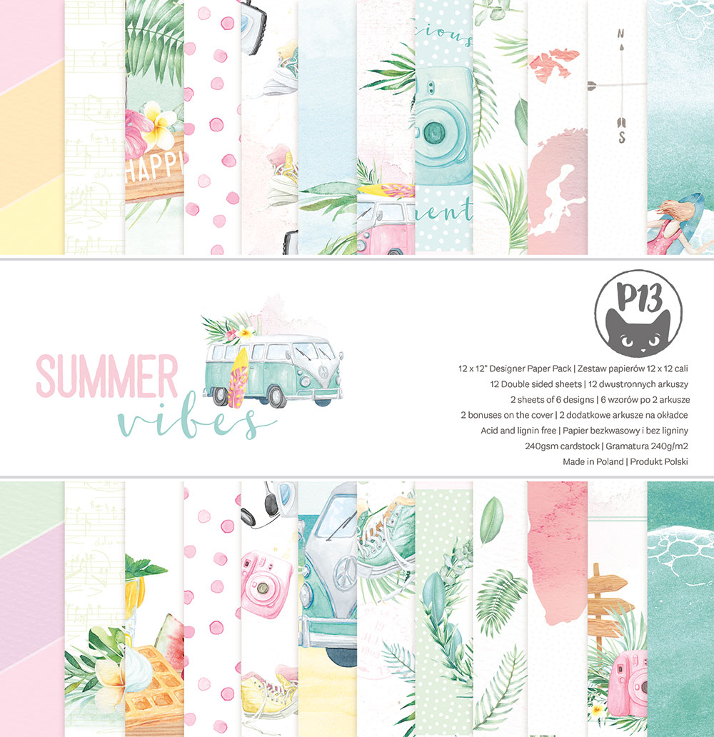 Bloco 12" Summer Vibes P13 Paper Products