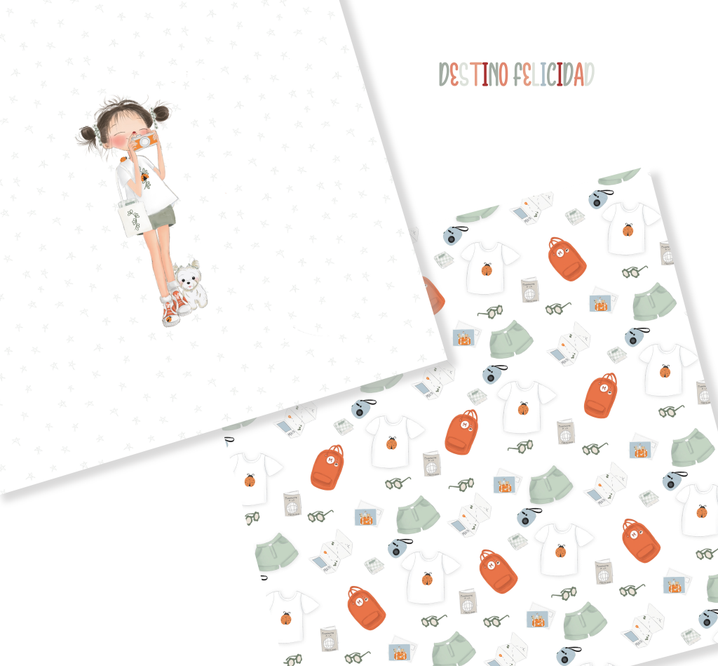 Bloco Papéis Destino Felicidad Mariquilla