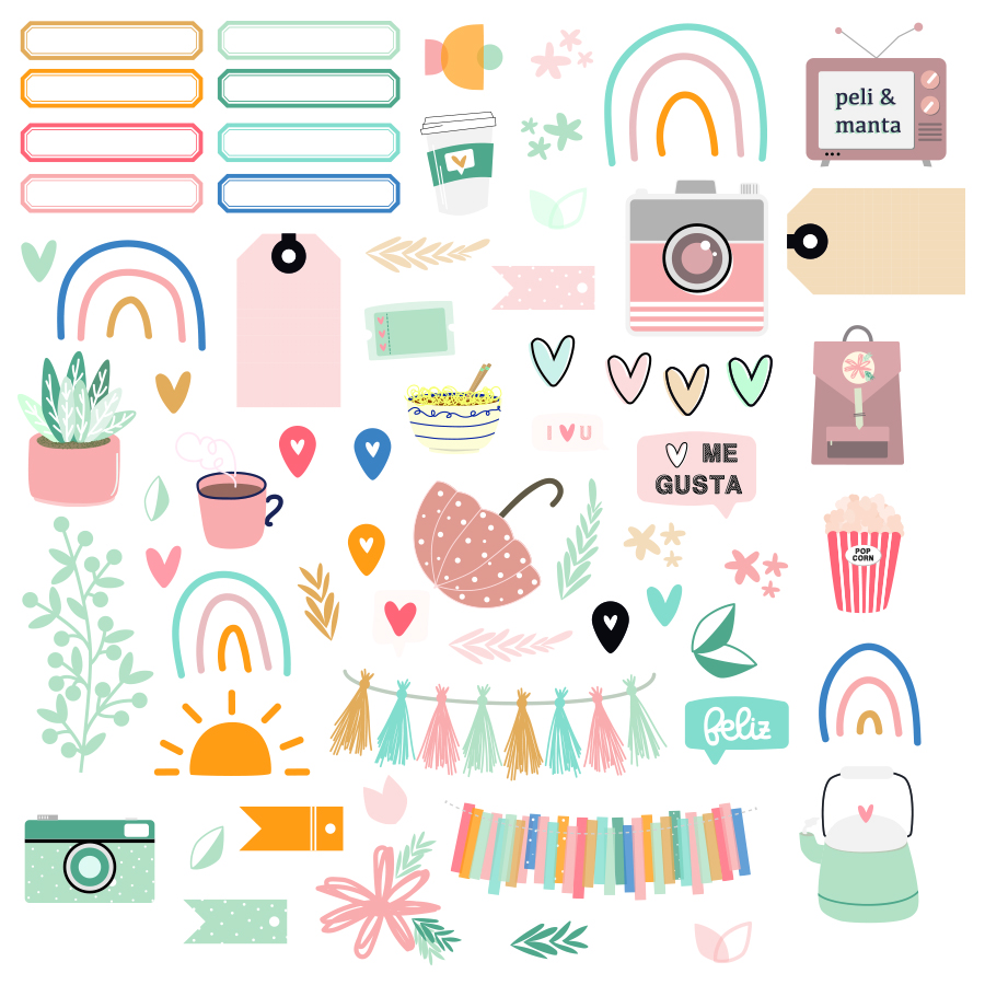 Ilustrações Pré Cortadas | Me Gusta, Duna On