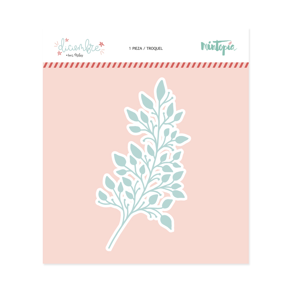 Cortante Rama Inverno Diciembre Mintopia