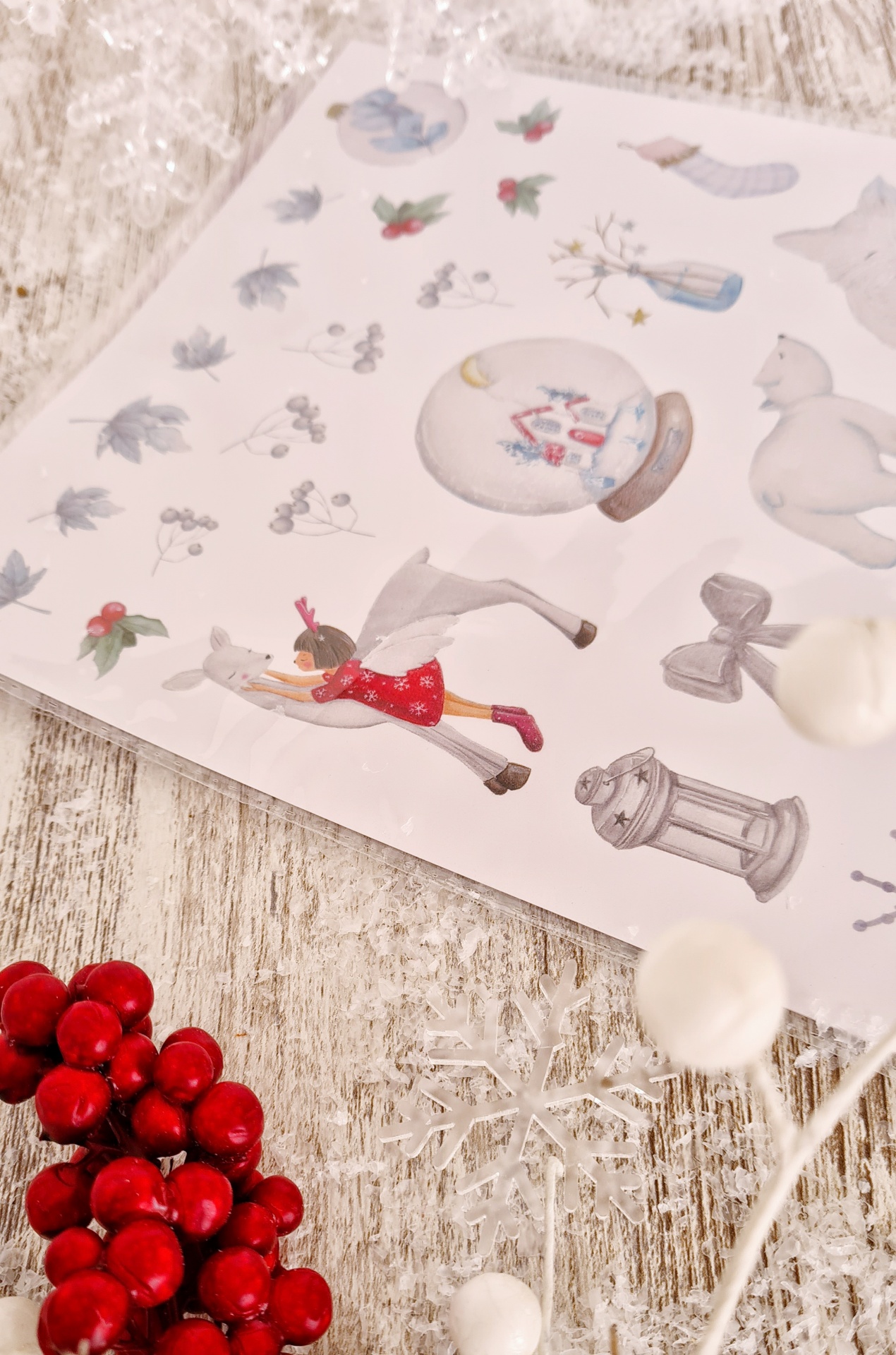 Die Cuts Cuento de Navidad Mandarina & Lima