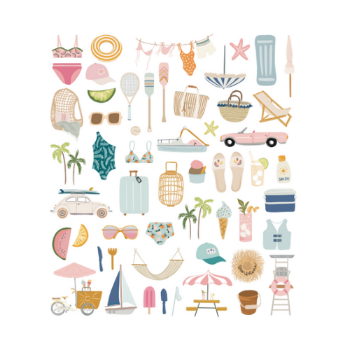 Die Cuts Summer Memories Lora Bailora