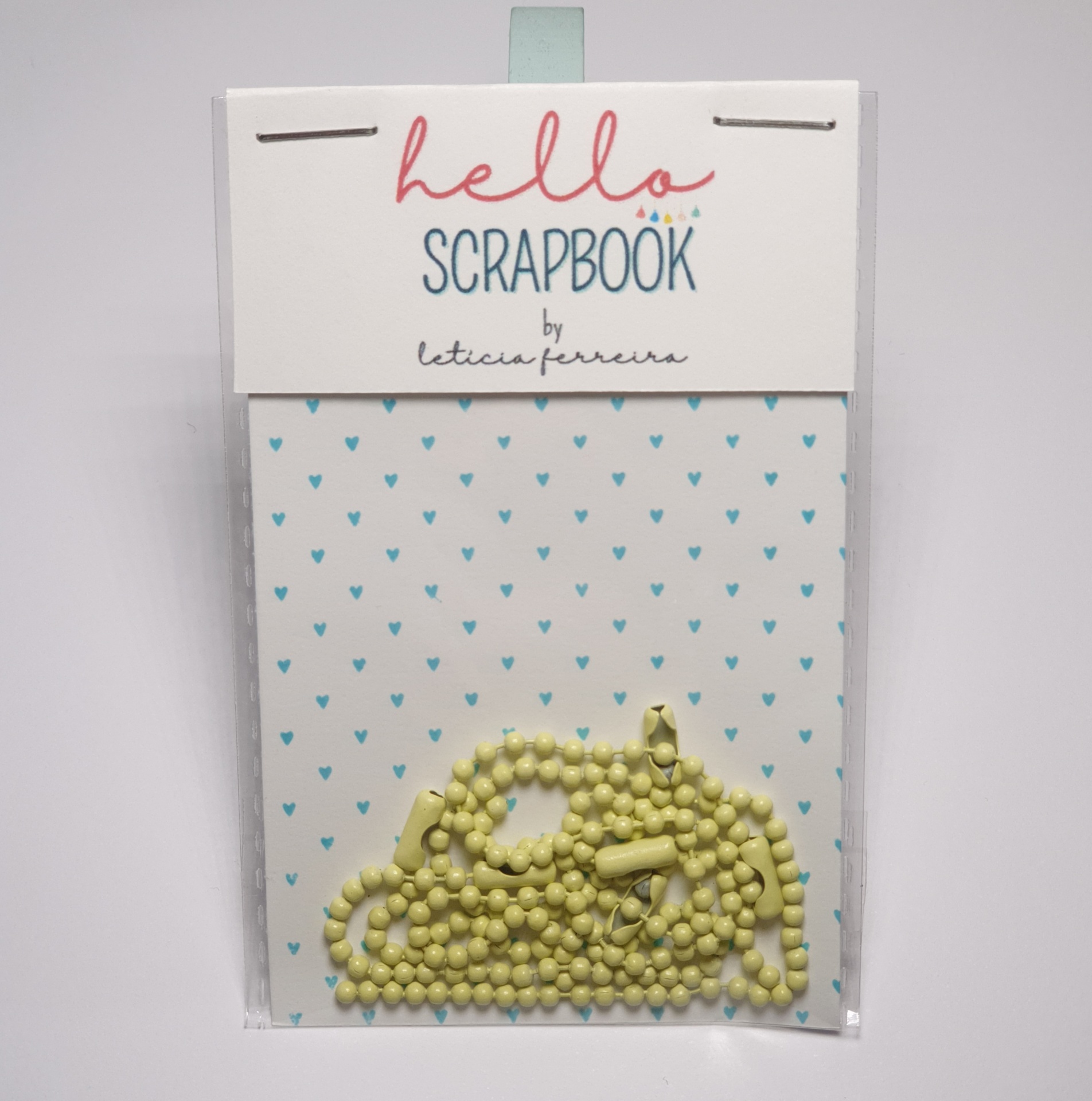 Correntes bolinhas Amarelo Pastel