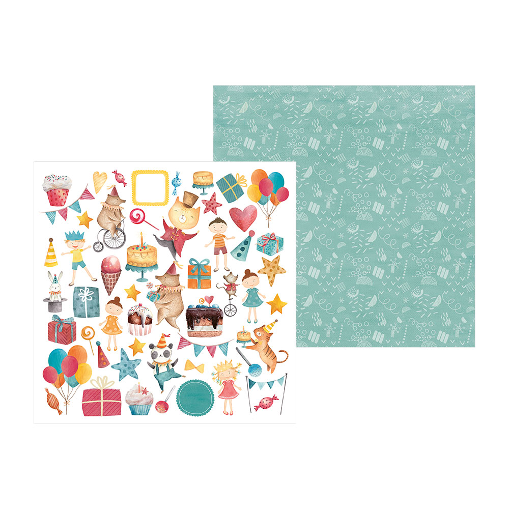 Bloco 6"×6" Happy Birthday P13 Paper Products