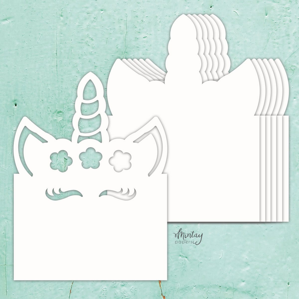 Álbum Base Unicórnio Mintay Papers