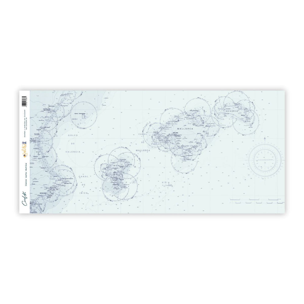Tela Encadernar Carta Náutica Salitre Cocoloko