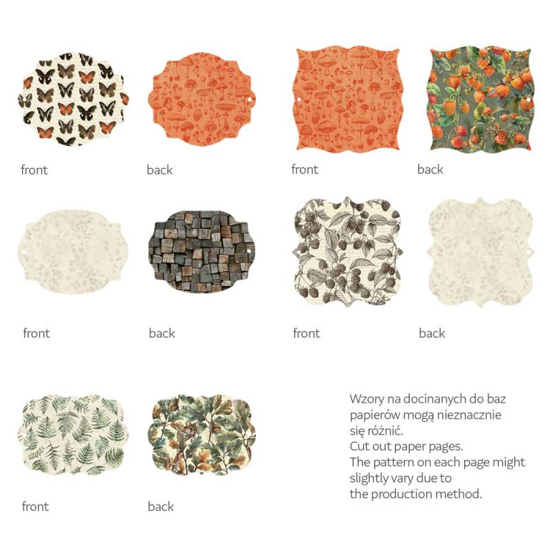 Álbum Base COM Papéis Into The Woods P13 Paper Products