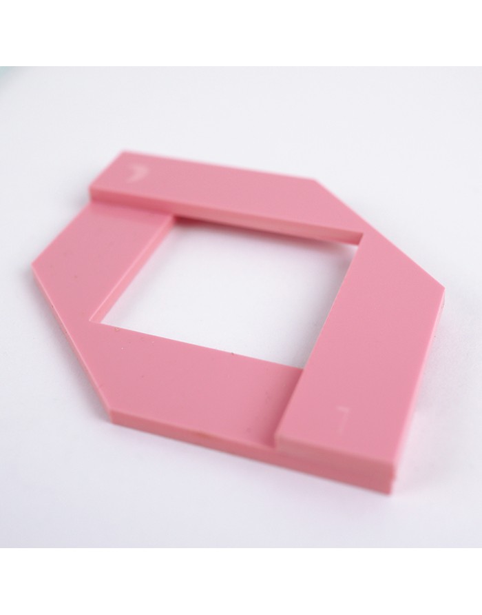 Ferramenta Esquinas Encadernação Rosa