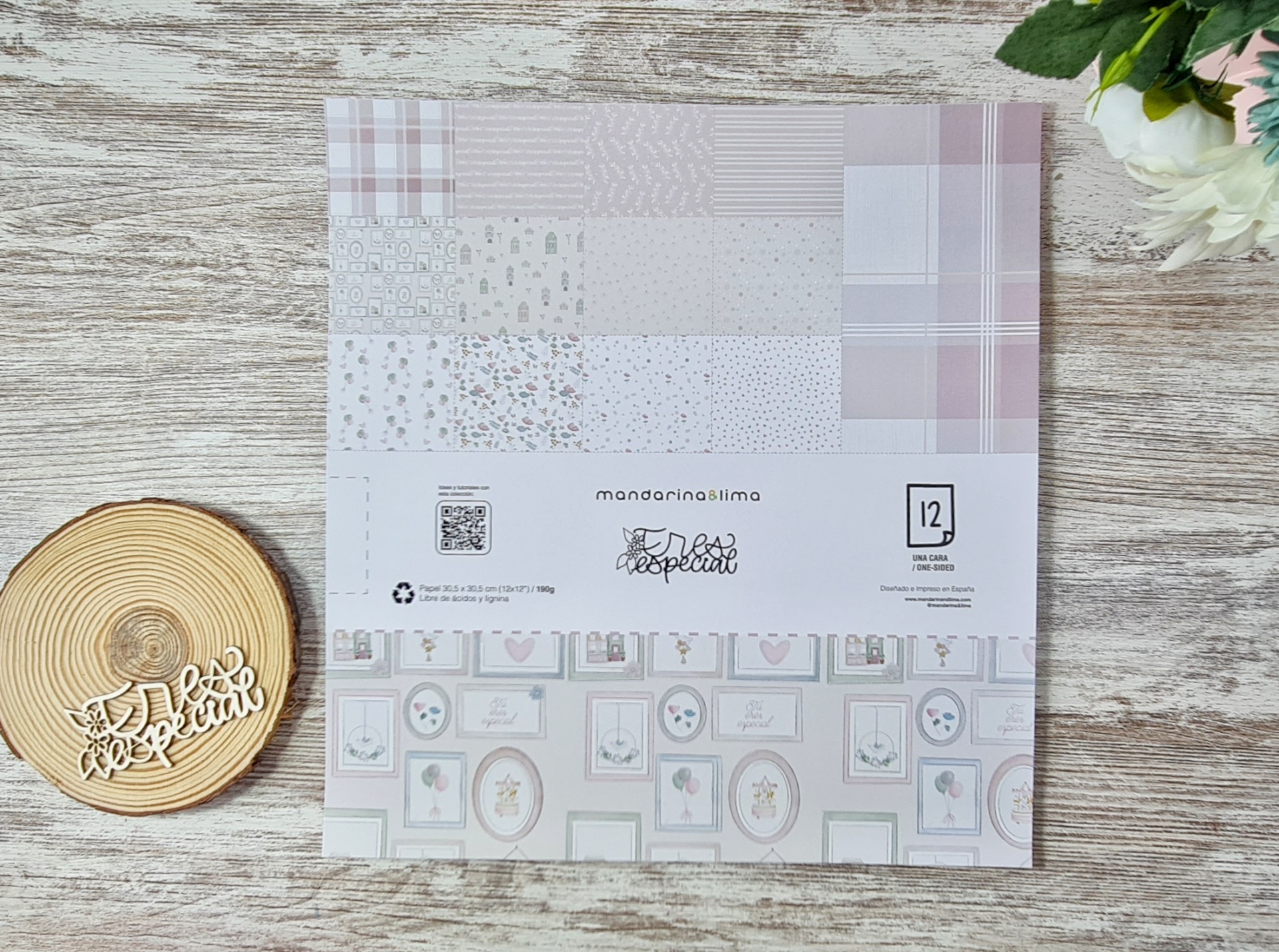 Coleção Papéis Eres Especial Mandarina & Lima