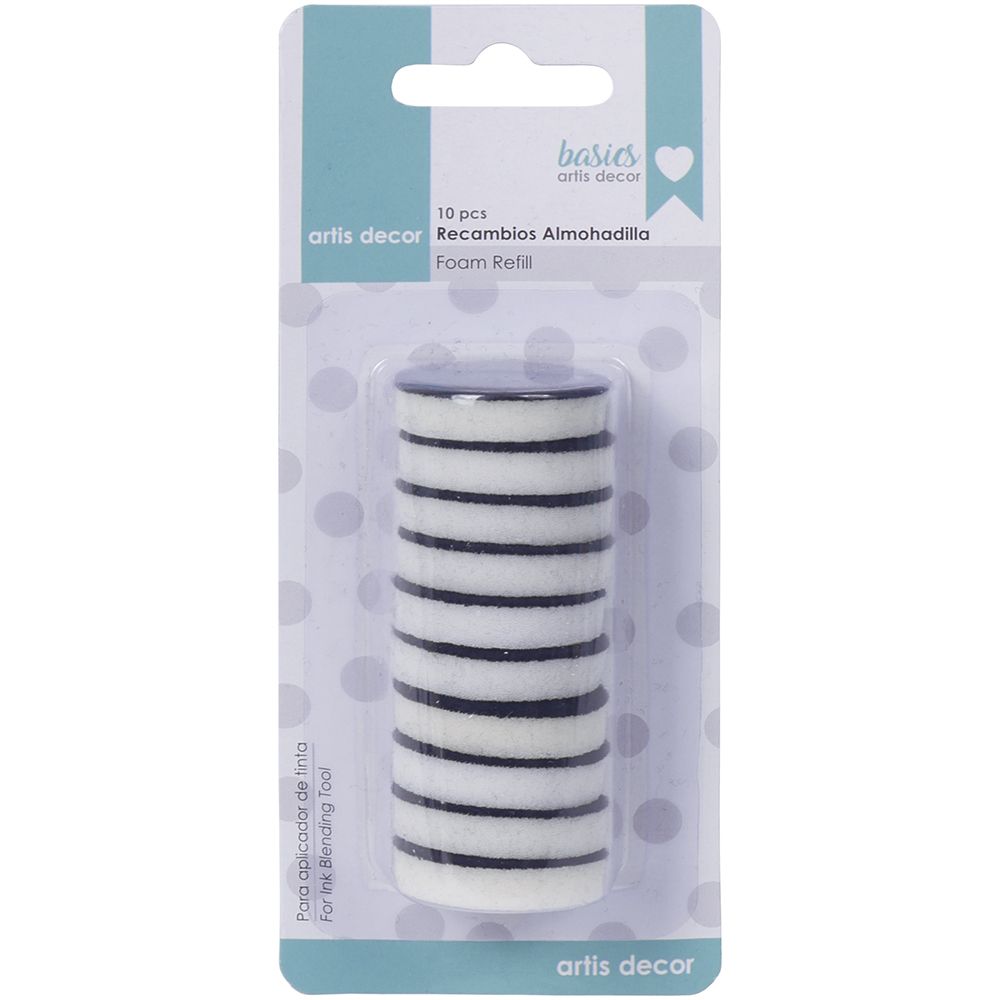 Pack 10 Esponjas Redondas 3cm Artis Decor