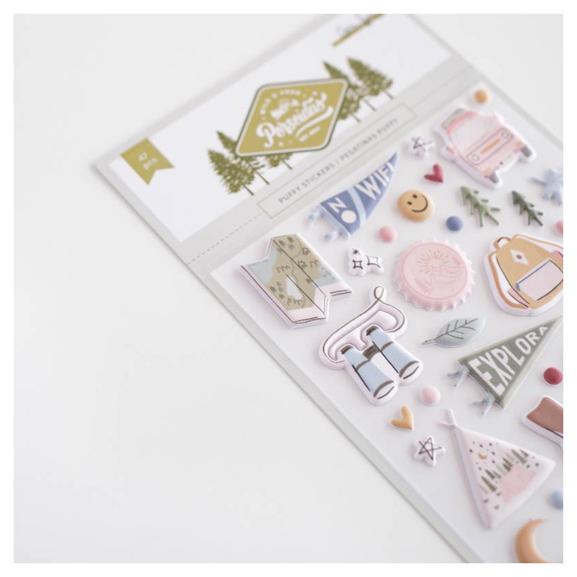 Puffy Stickers Ilustrações Perseidas Lora Bailora