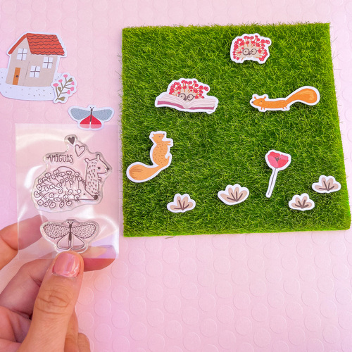 Carimbo Amigos PITIMINI My Sweet Valentine