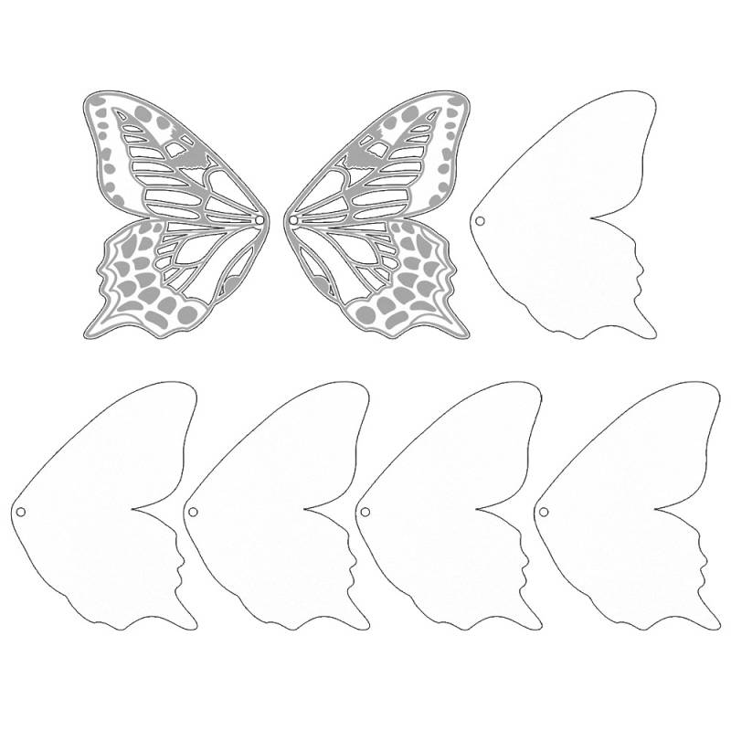 Álbum Base Borboleta COM Papéis Naturalist P13 Paper Products