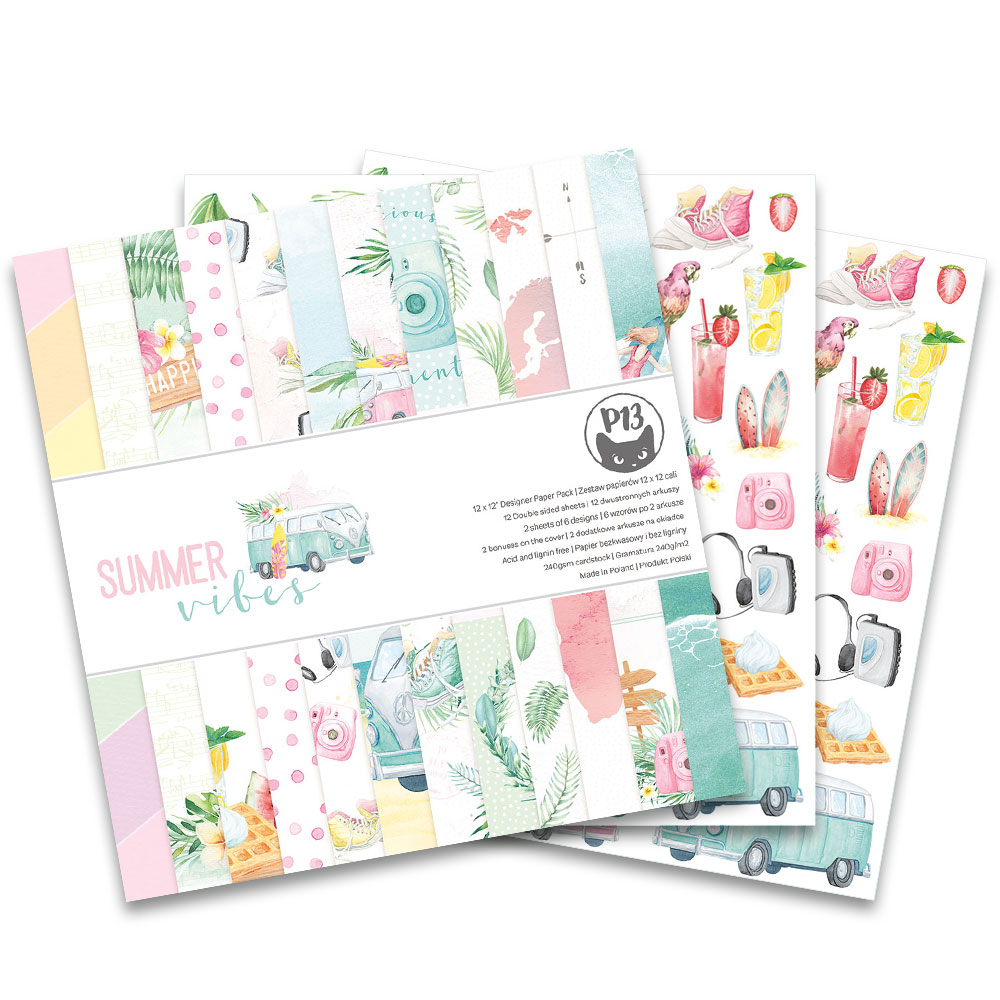 Bloco 12" Summer Vibes P13 Paper Products