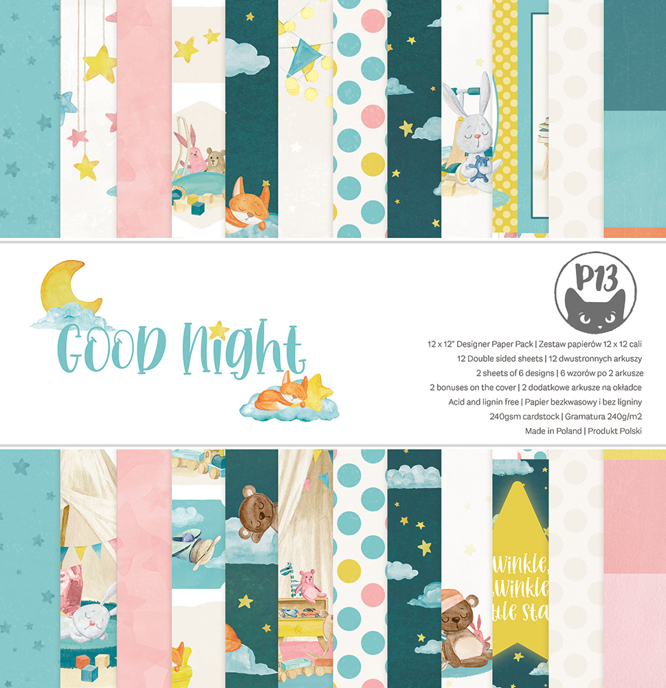 Bloco 12" Good Night P13 Paper Products