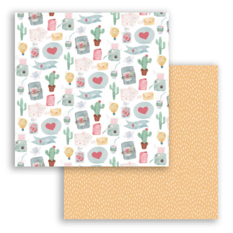 Stack papéis 12" dupla face | Chibi, Paraes