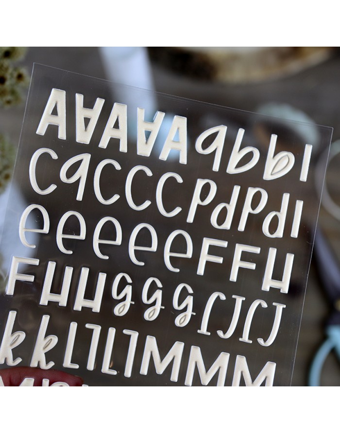 Alfabeto Puffy Mostarda Mazapán Alua Cid