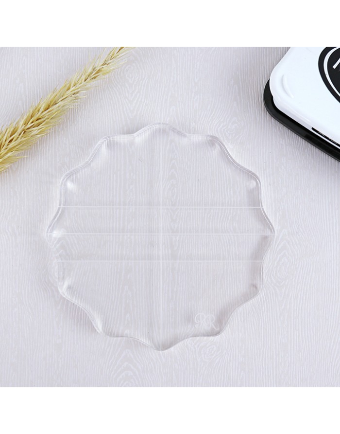 Bloco metacrilato estampar carimbos