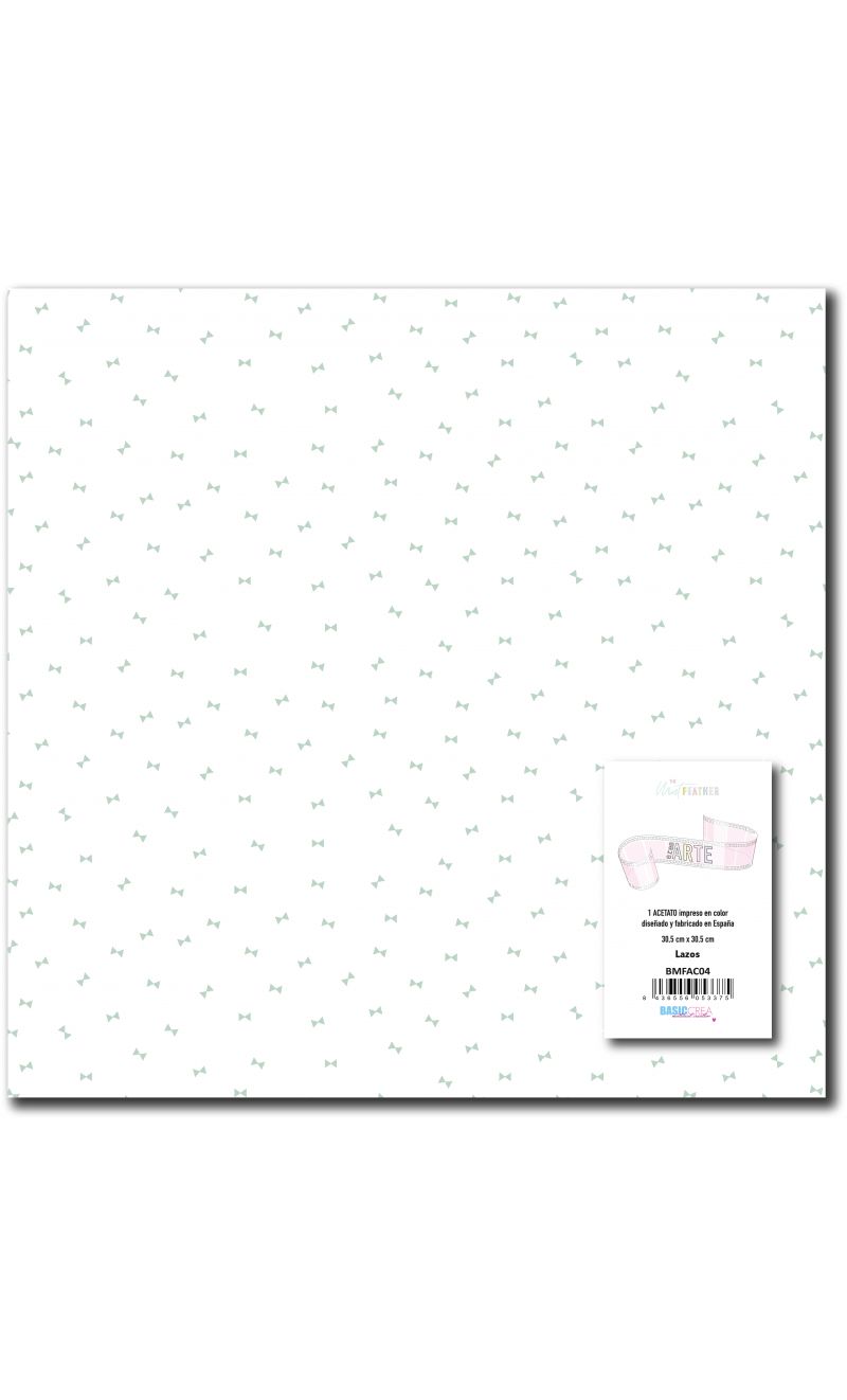 Acetato Laços Eres Arte The Mint Feather