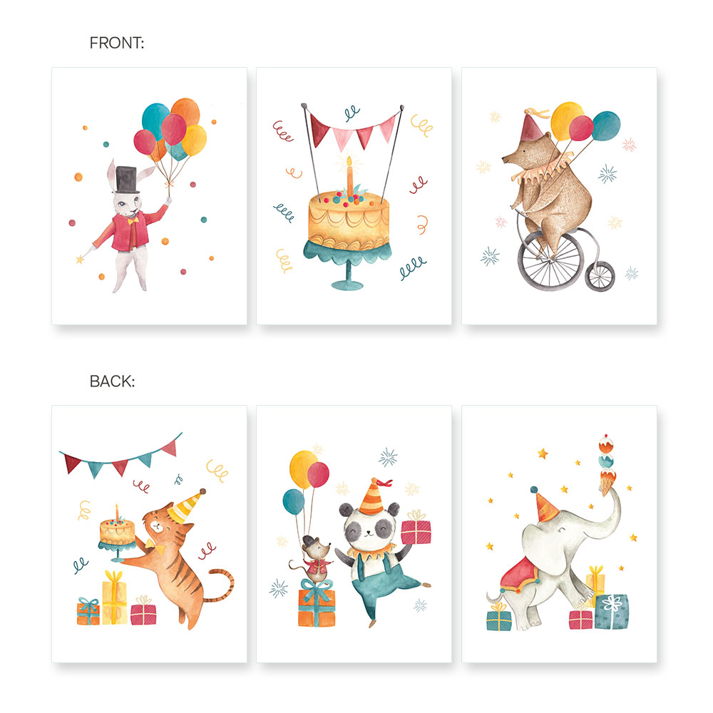 Set 3 Posters Happy Birthday P13 Paper Products