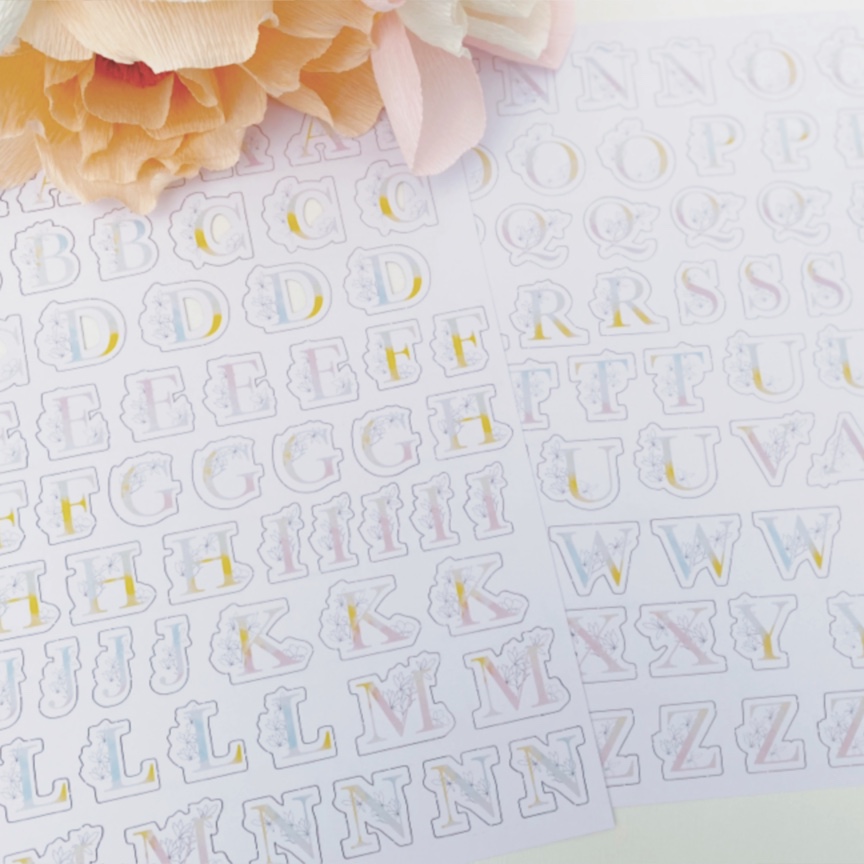 Die Cuts Abecedário | Pinceladas, MsFeltingBunny