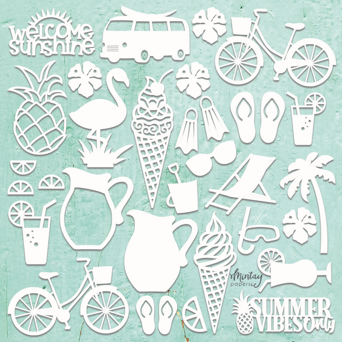 Chippies Decor Summer Set Mintay Papers