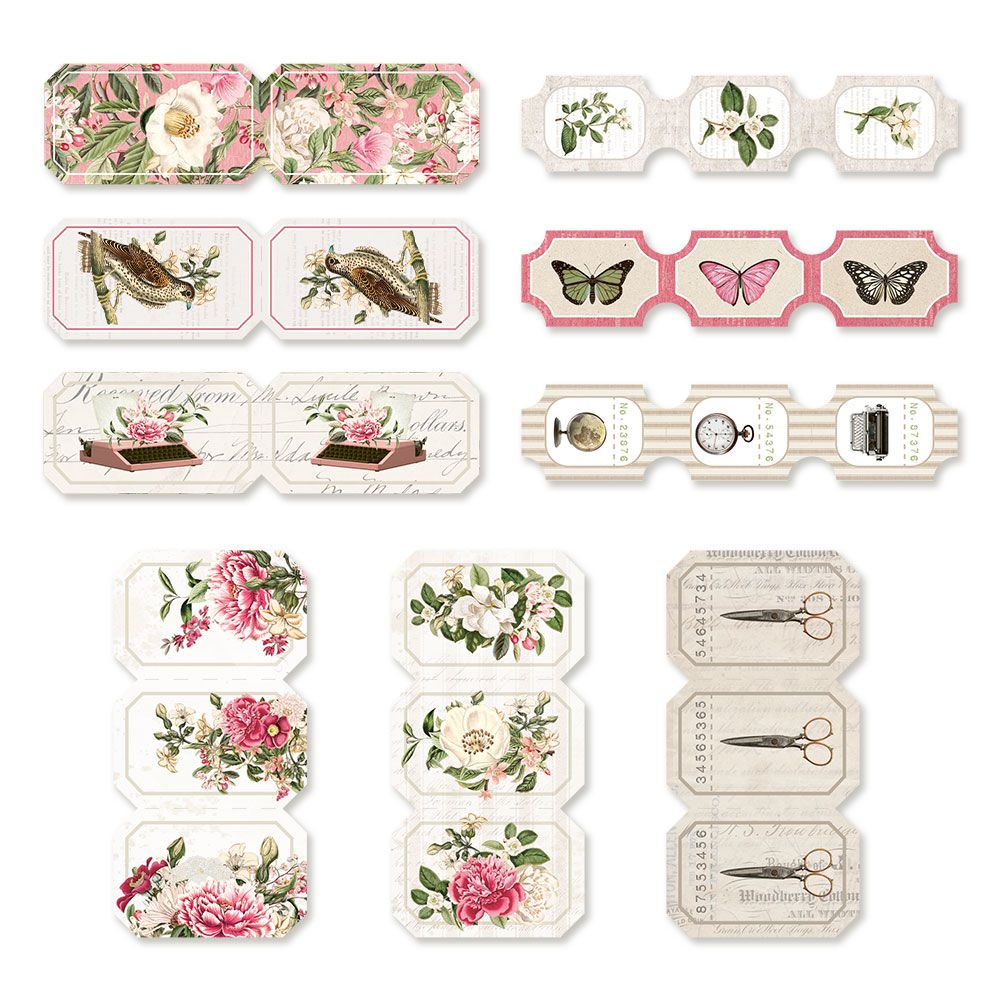 Die Cuts Tickets Dear Love P13 Paper Products