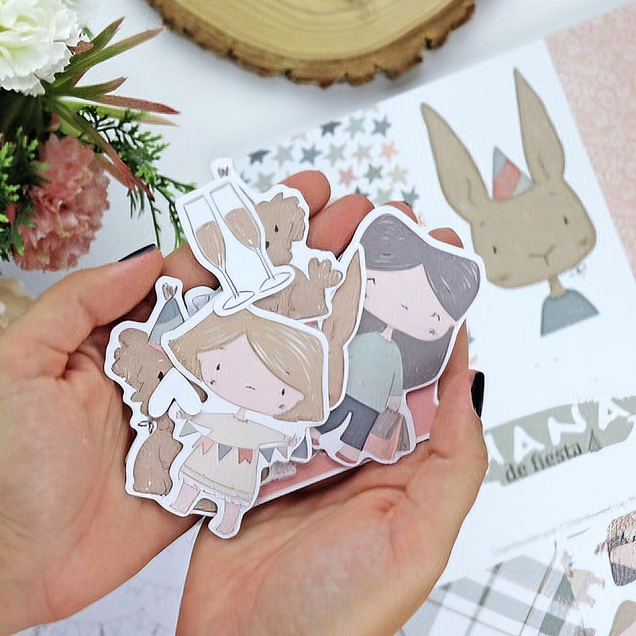 Die Cuts Ilustrações Ohana de Fiesta Alua Cid