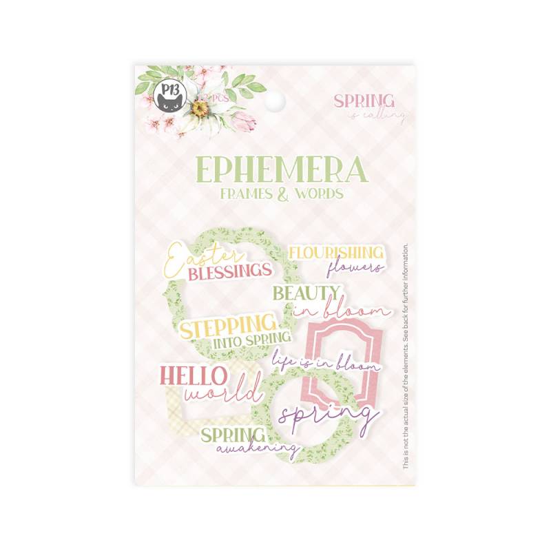 Die Cuts Frases e Molduras Spring is Calling P13 Paper Products