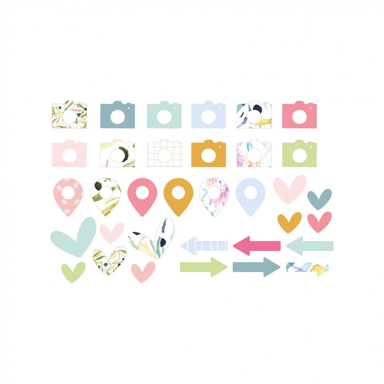 Die Cuts Chipboard Mediterráneo Lora Bailora