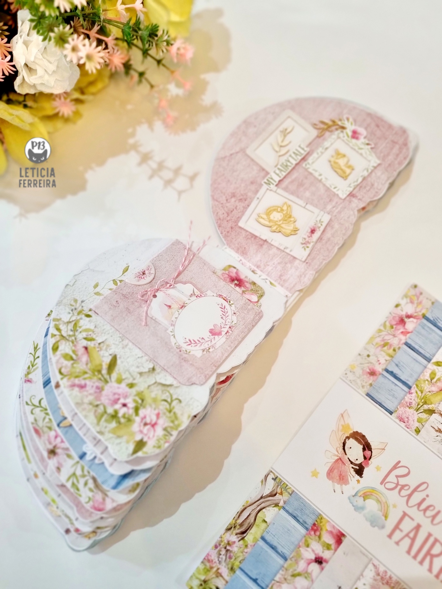 Álbum Fotos Scrapbook Arco Íris