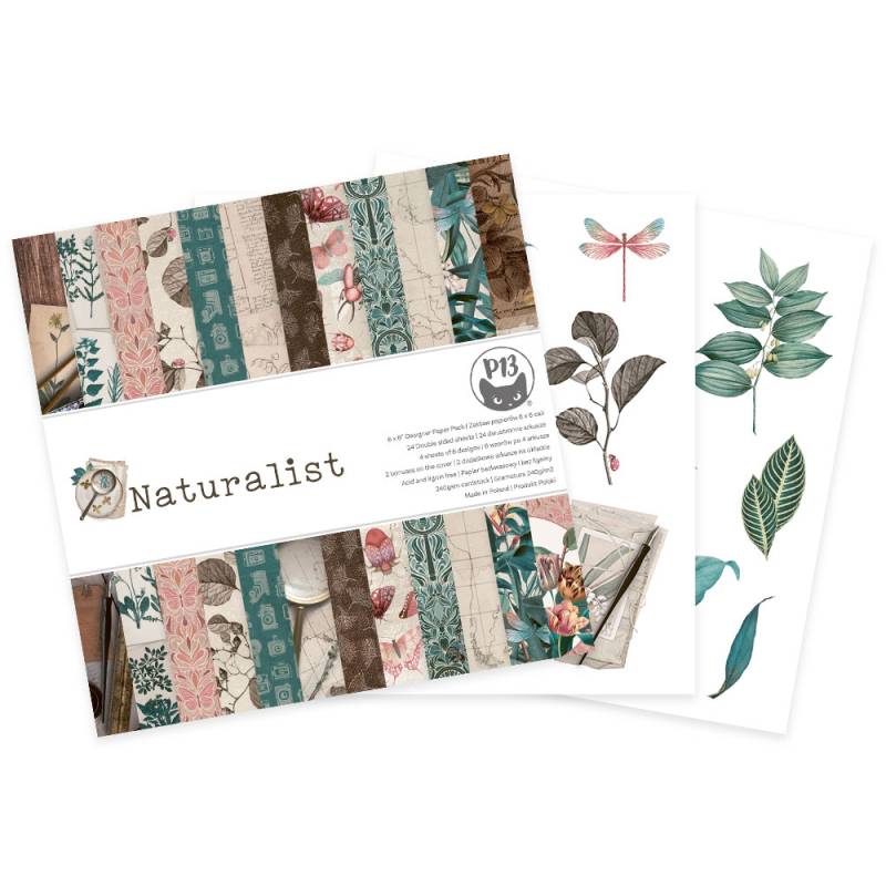 Bloco 6"x6" Naturalist P13 Paper Products