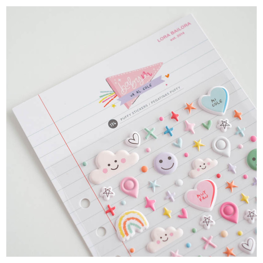 Puffy Formas Baby M Va Al Cole by Lora Bailora