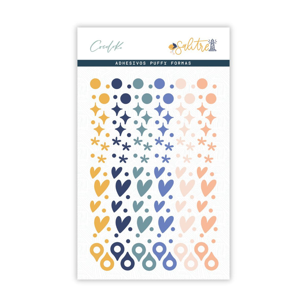 Puffy Stickers Formas Básicas Salitre Cocoloko