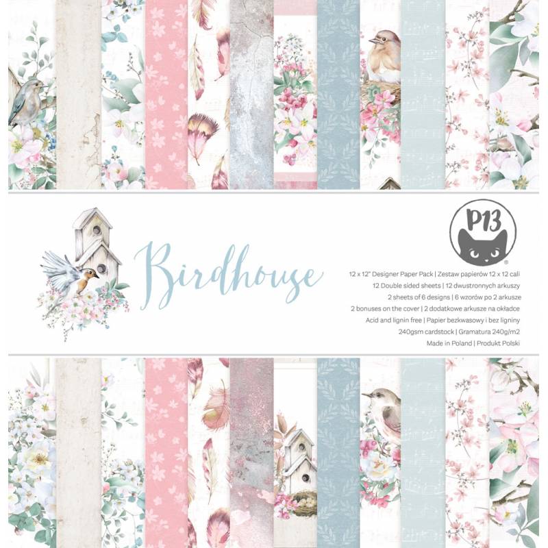 Bloco 12" Birdhouse P13 Paper Products