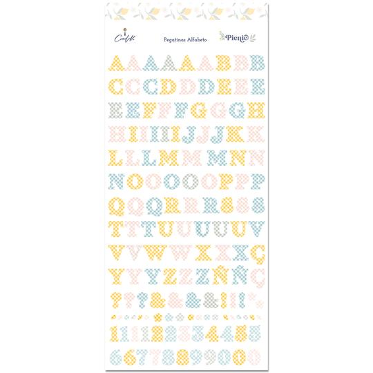 Alfabeto Vichy 6"x12" Autocolante | PICNIC, Cocoloko
