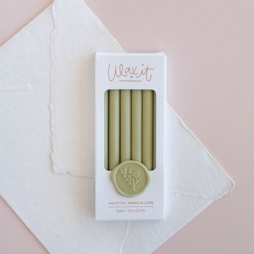 Barras Cera Lacre KHAKI Wax it