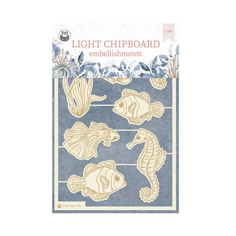 Chipboard 02 Peixes SEA LA VIE P13 Paper Products
