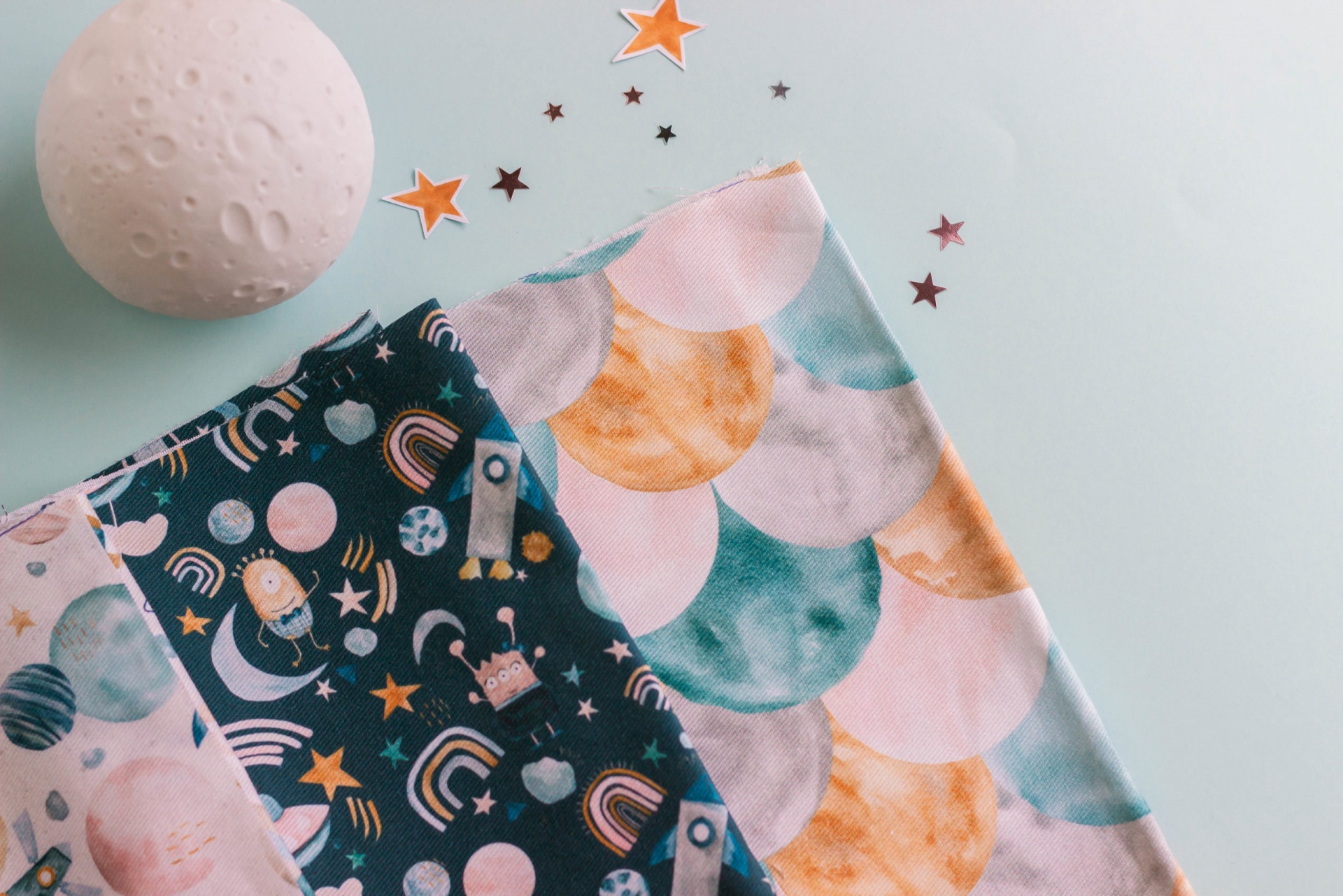 Tela Algodão FUN MULTICOLOR Karimópolis Gigi's Lab