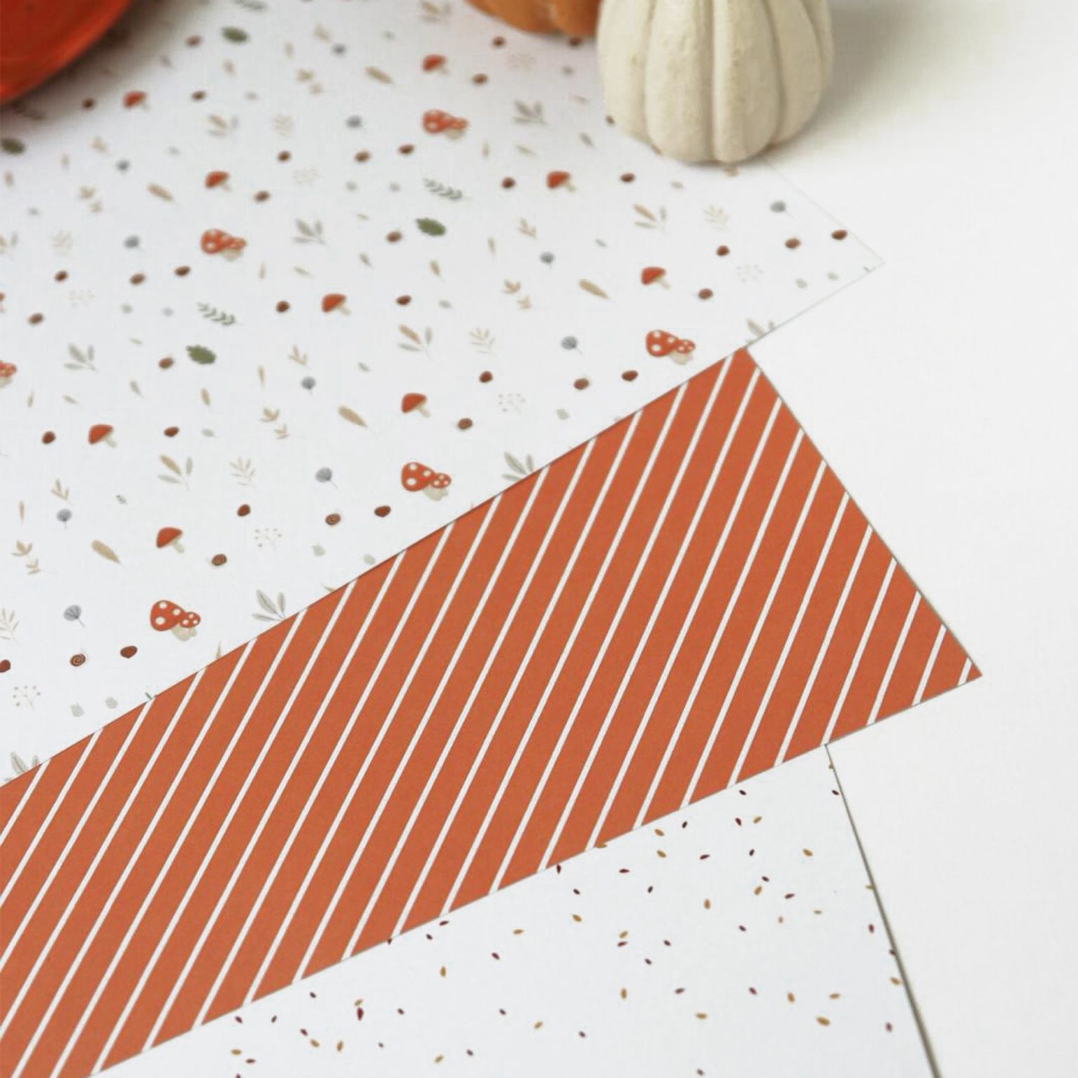 Bloco papéis 12"x12" Gallinas y Castañas Mariquilla Shop