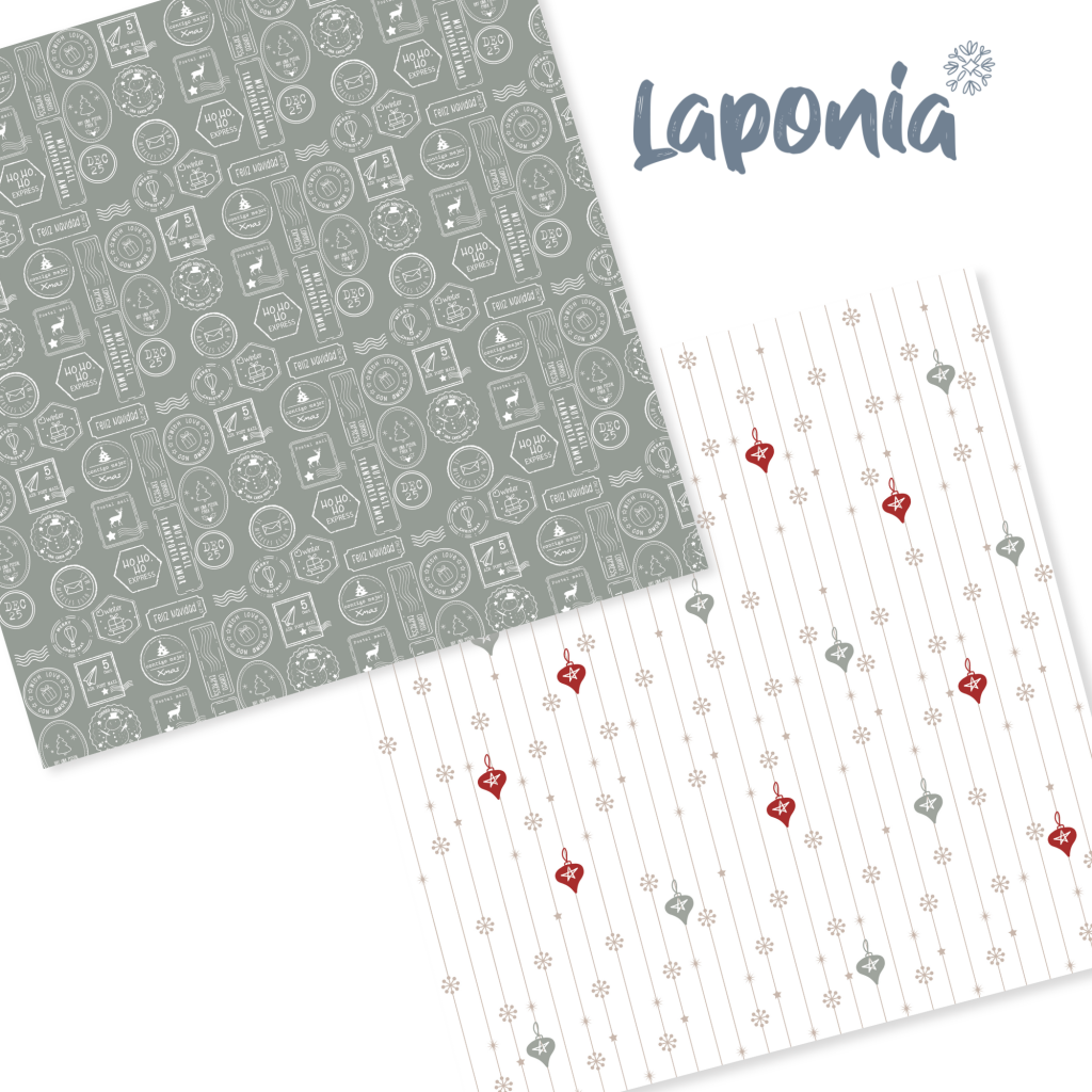 Bloco papéis Laponia Mariquilla