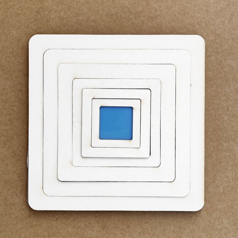 Set 6 Shakers Quadrados Kora Projects