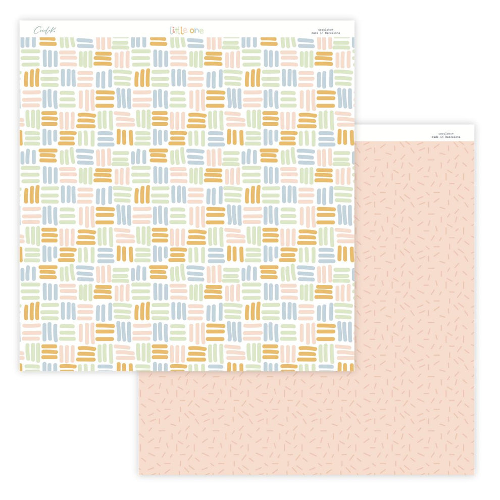 Bloco 24 papéis 12"×12" Little One Cocoloko