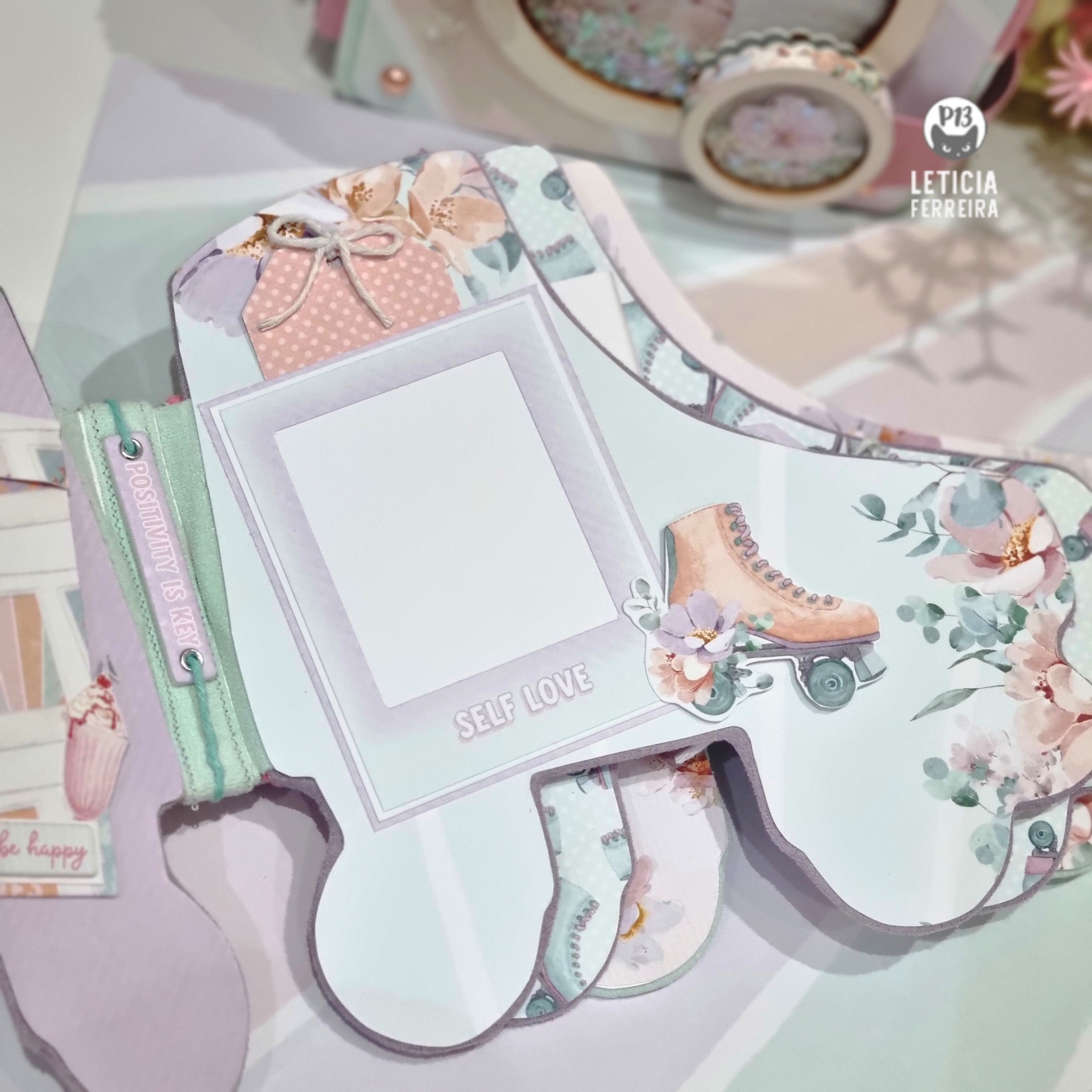 Álbum Fotos Scrapbook Patins