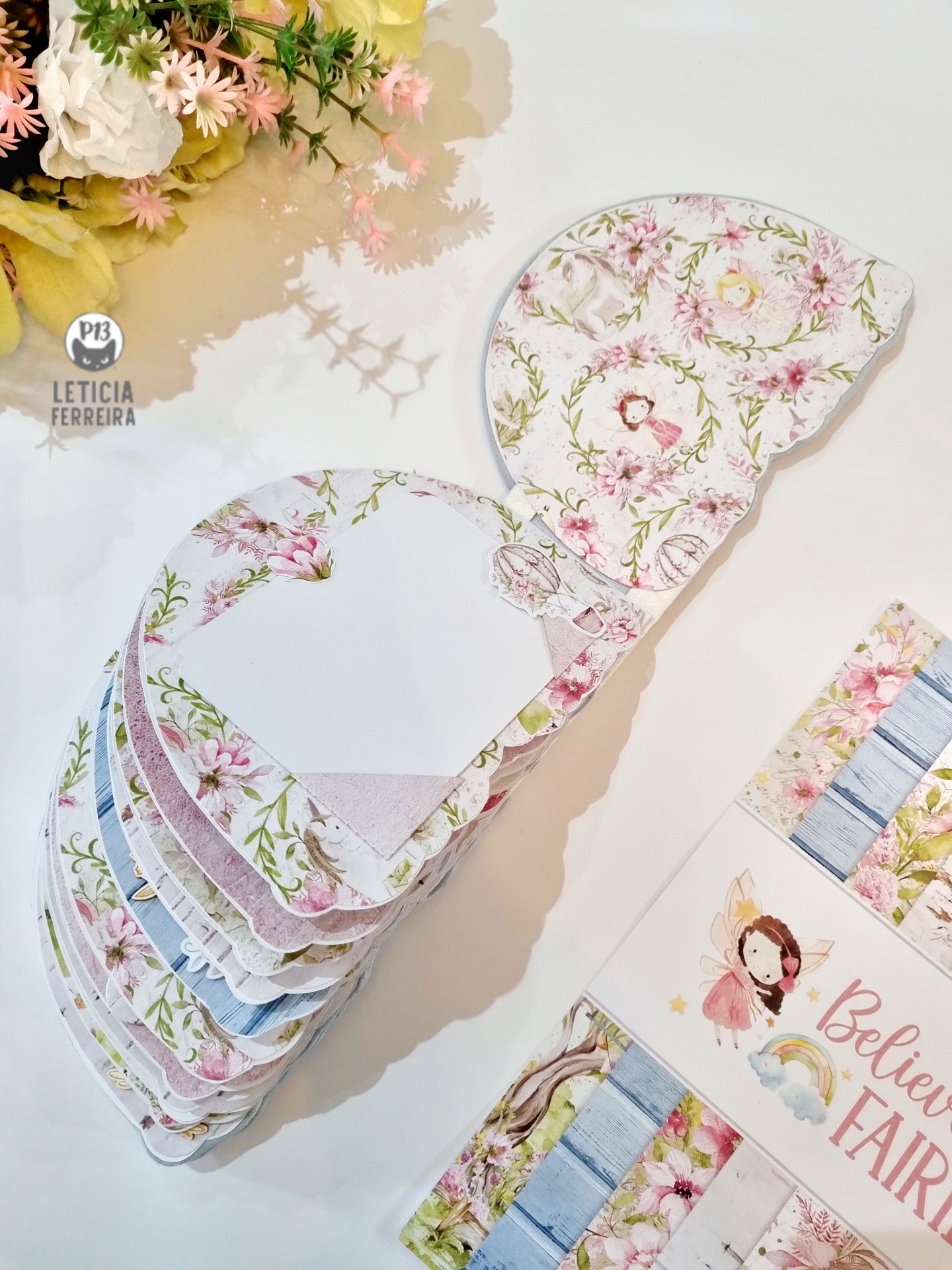 Álbum Fotos Scrapbook Arco Íris