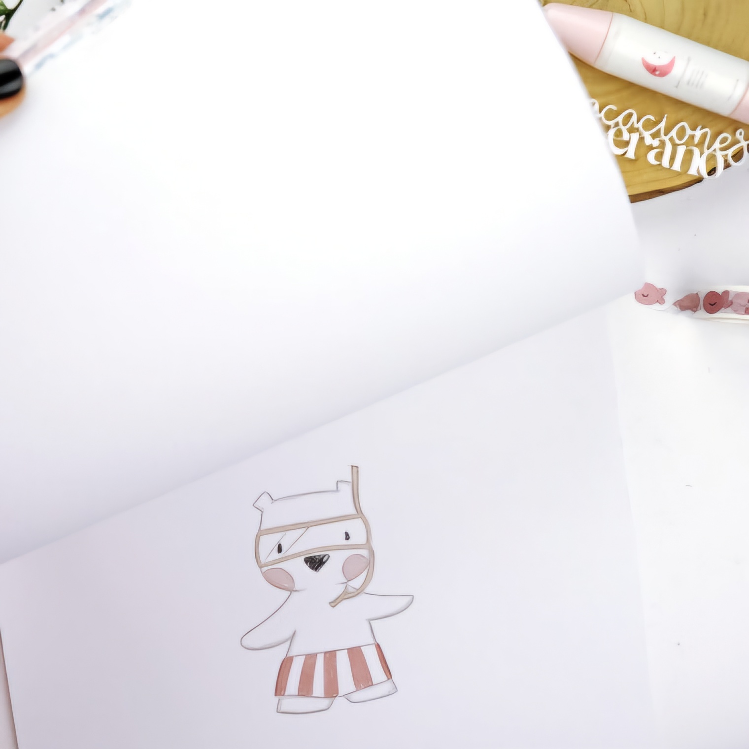 Bloco Papéis 12"×12" Ohana Playa Alua Cid